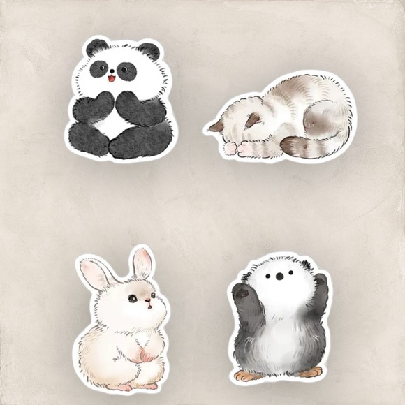 Kawaii Panda Bear Sticky Memo Note Pad - Picture 3 of 4